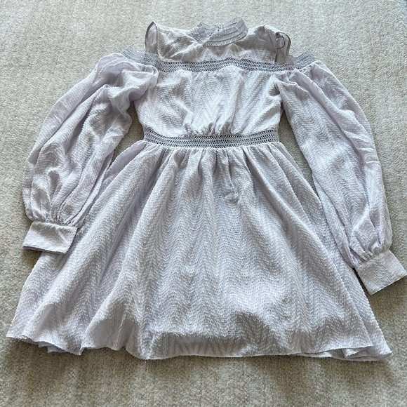 NWT Free People x Acler Aslan Pastel Purple Mini Dress 4 - Picture 1 of 9